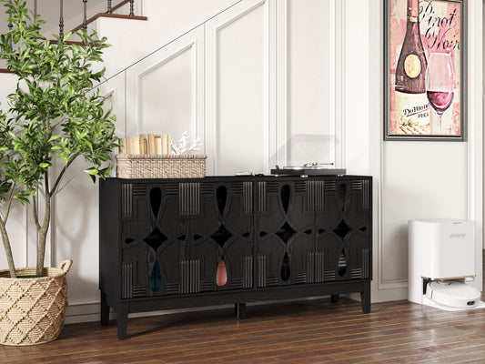 Mid Century Modern Sideboard Buffet Cabinet with Storage | 60.5"