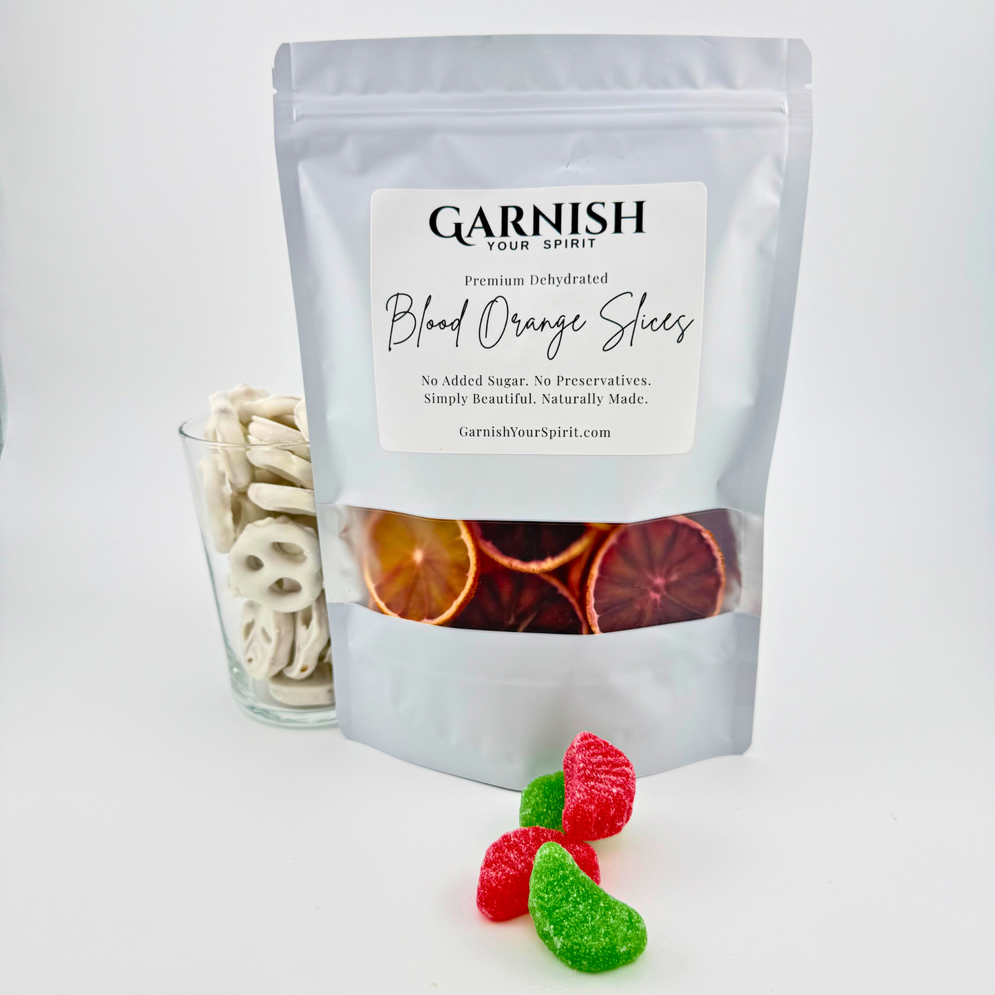 Dehydrated Blood Orange Slices | Dried Blood Oranges for Bar & Decor