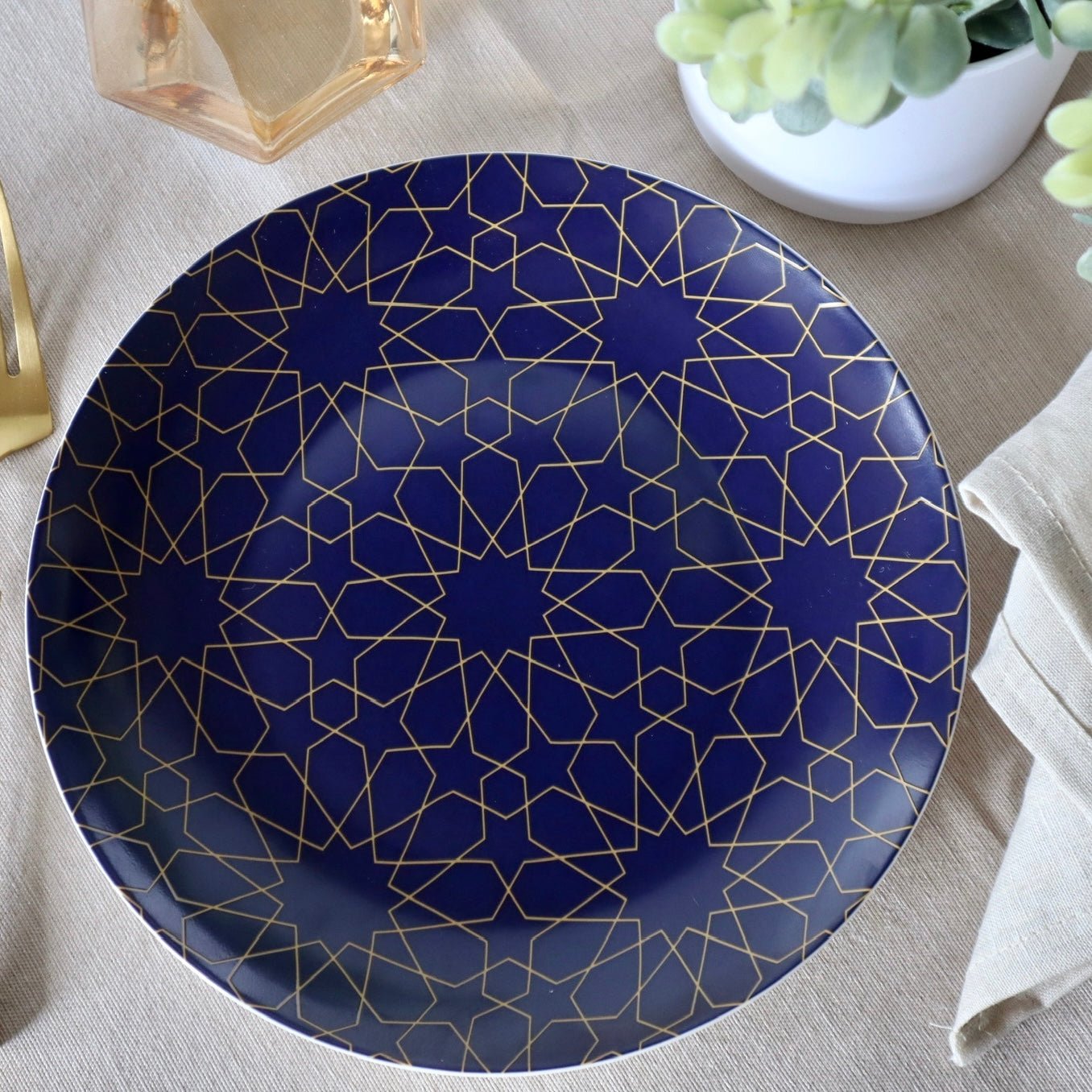 Bleu Mosaic Tapas Plates