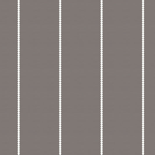 Pinstripe Dot (Brown) Wallpaper