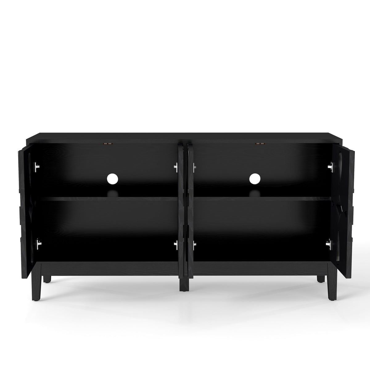 Mid Century Modern Sideboard Buffet Cabinet with Storage | 60.5"