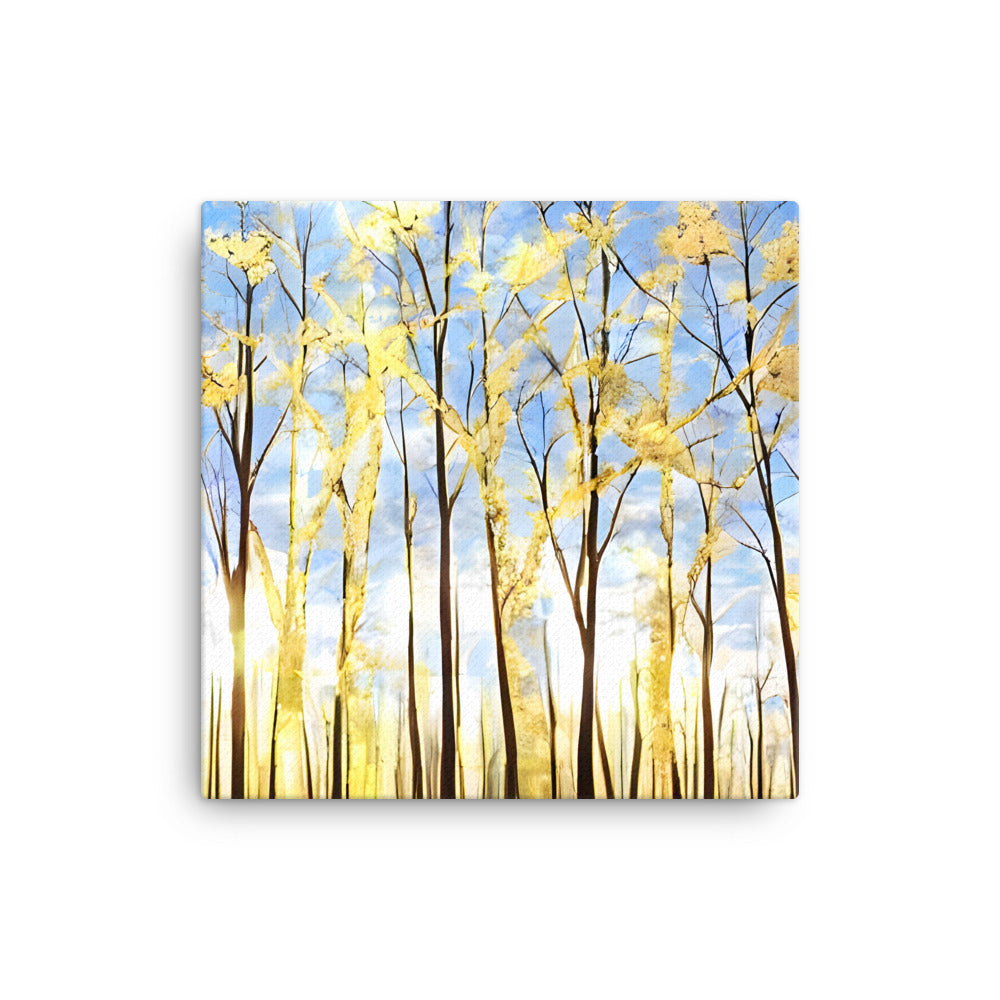 Golden Forest Canvas