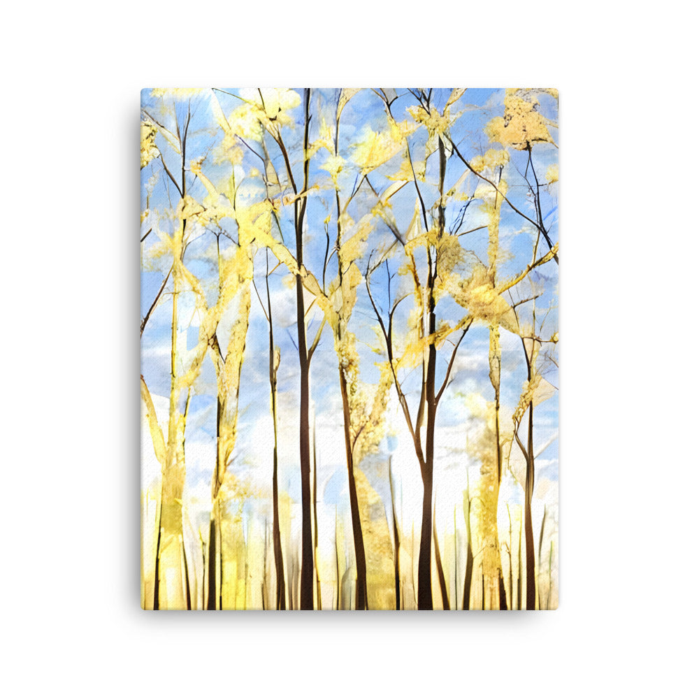Golden Forest Canvas