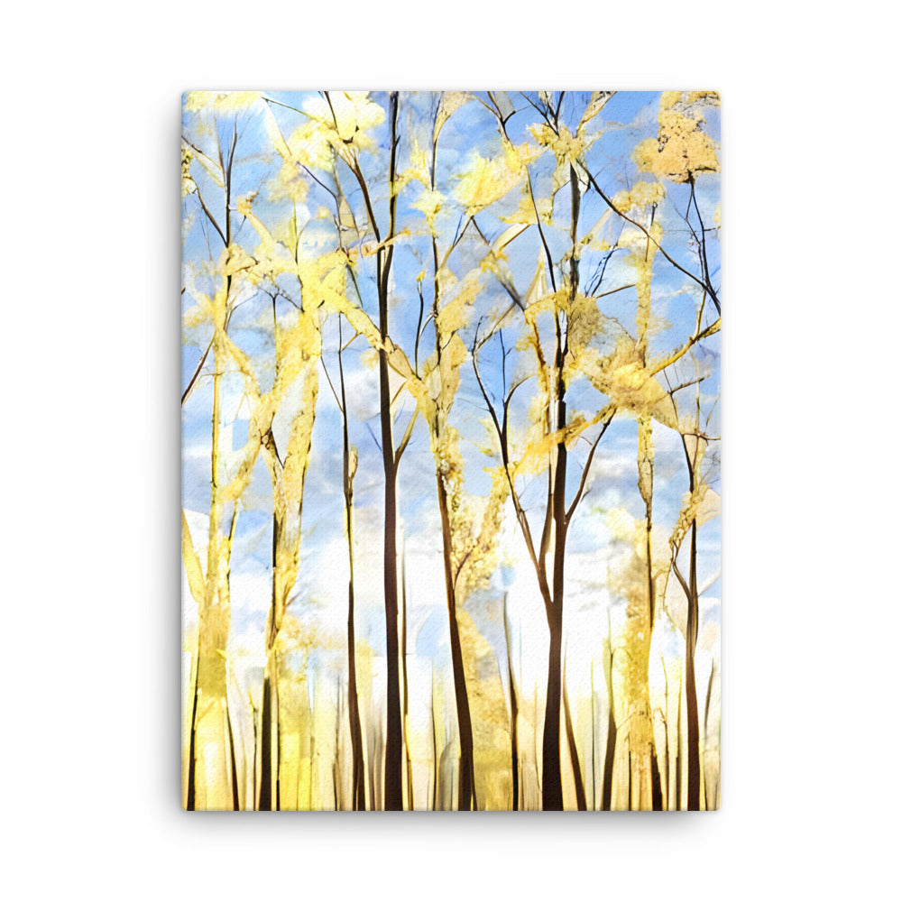 Golden Forest Canvas