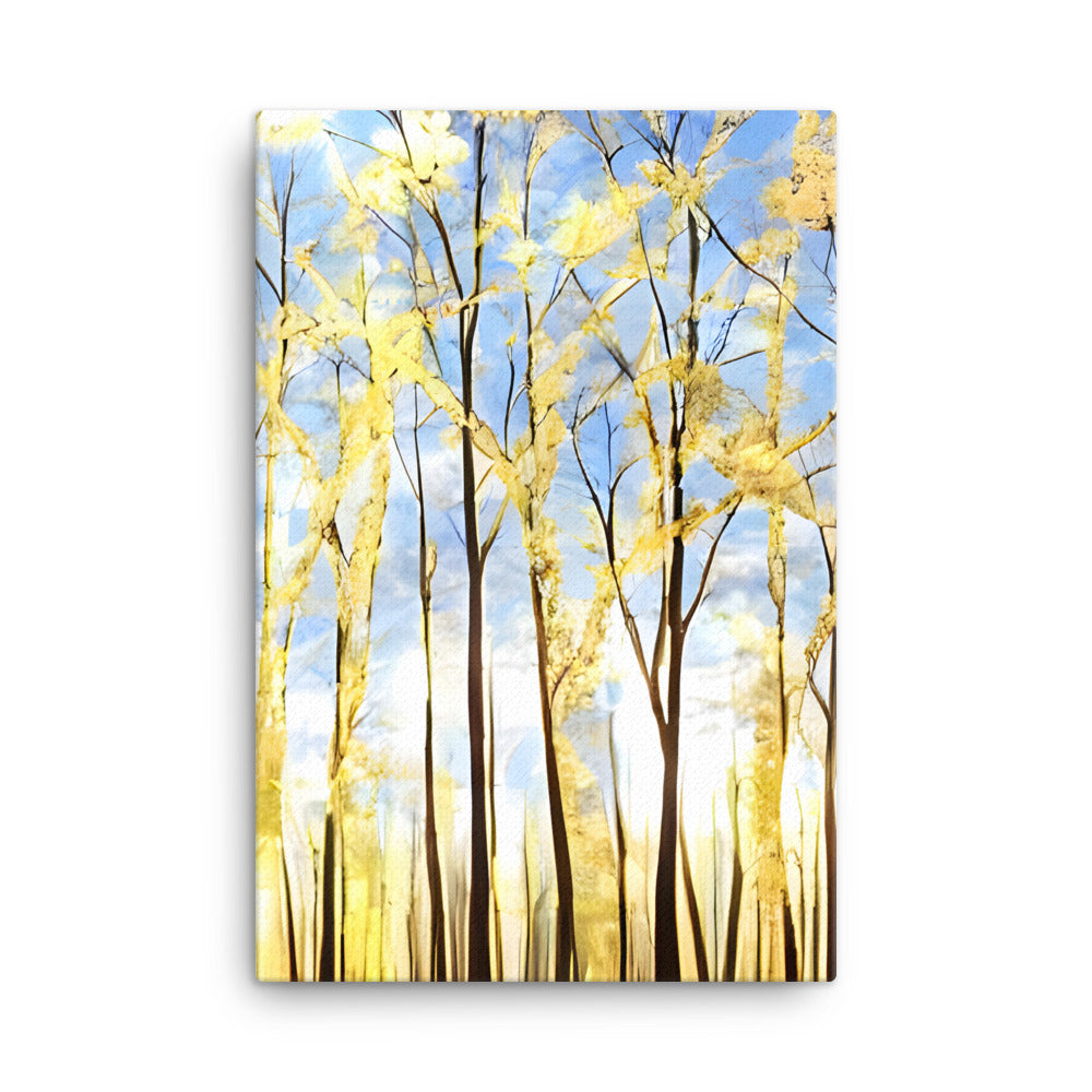 Golden Forest Canvas