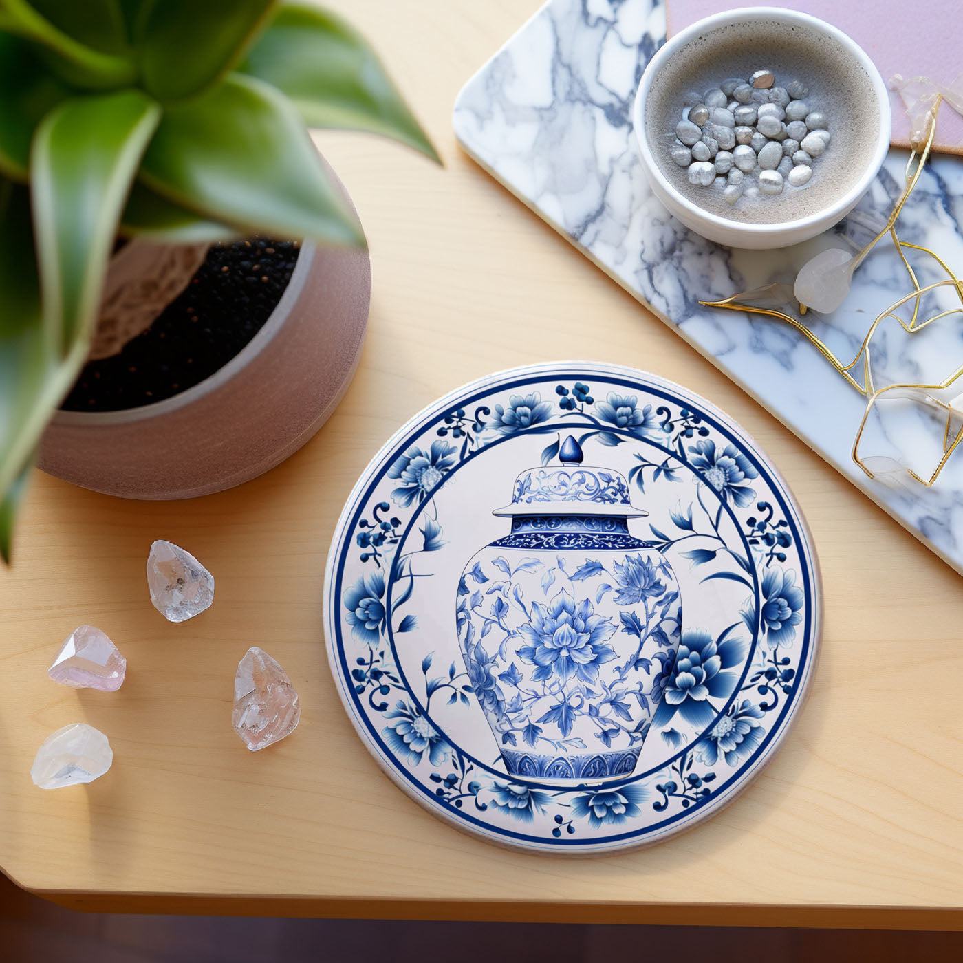 Chinoiserie Bleu Coasters