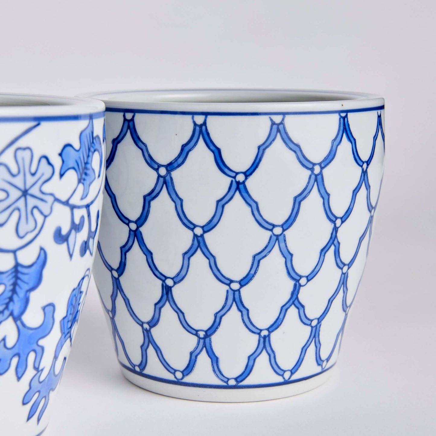 Chinoiserie Bleu & White Pots