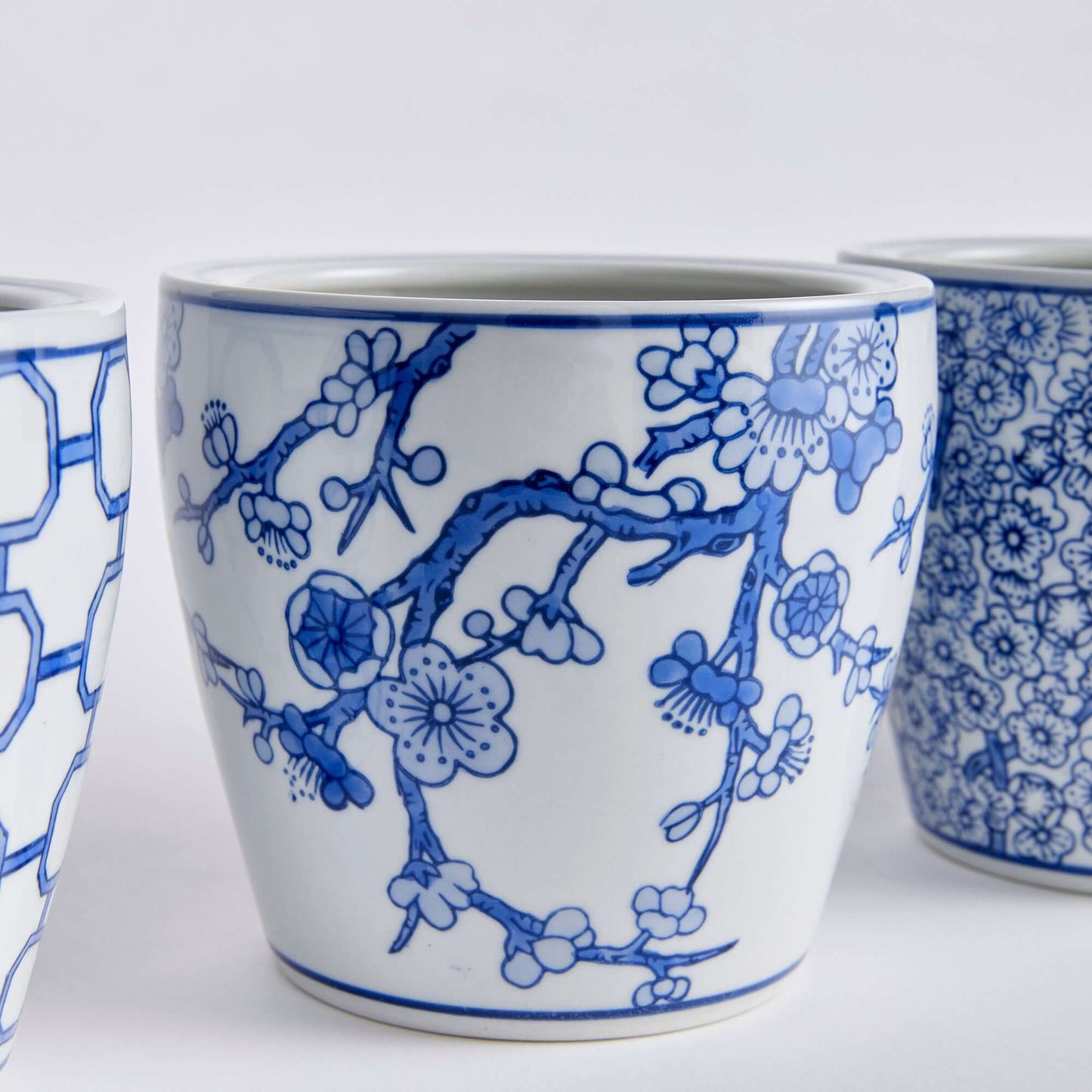 Chinoiserie Bleu & White Pots