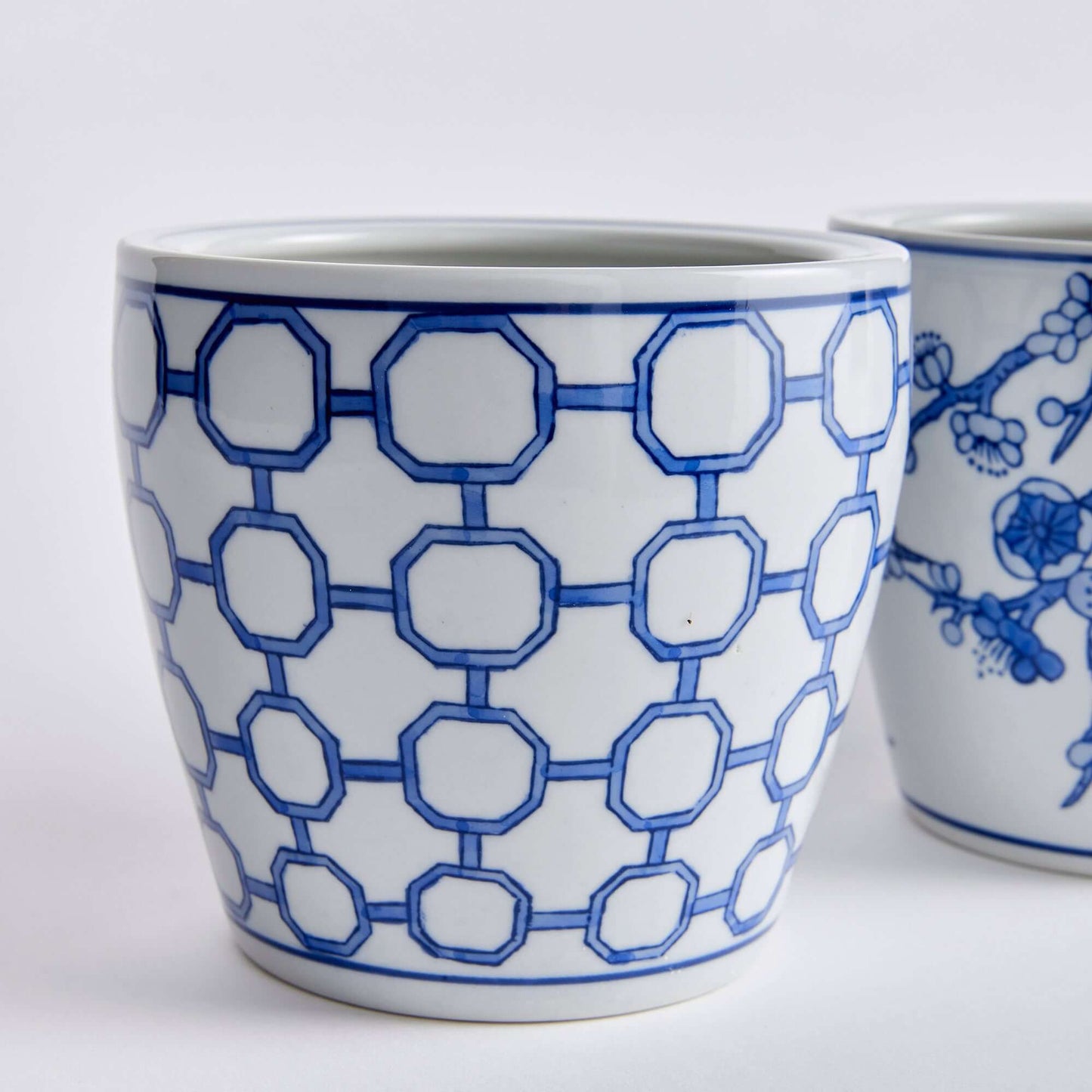 Chinoiserie Bleu & White Pots