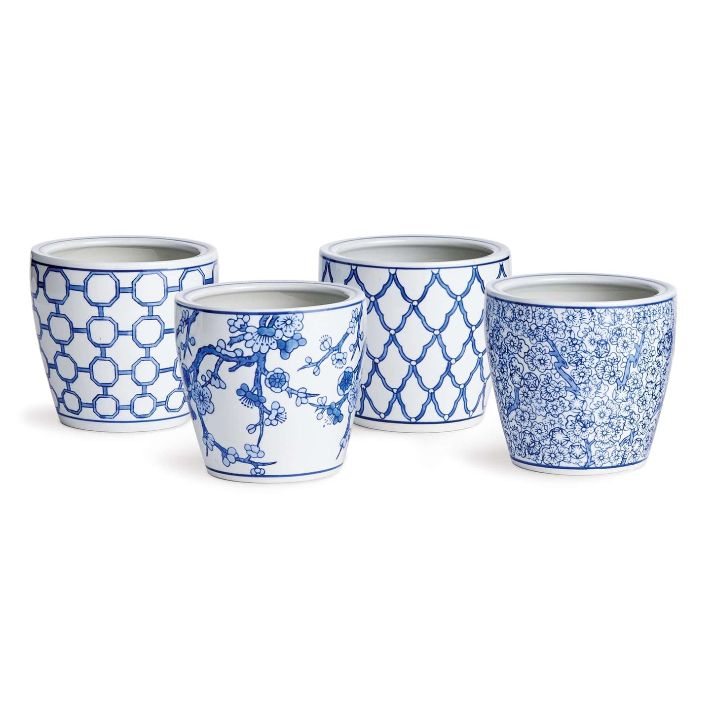 Chinoiserie Bleu & White Pots
