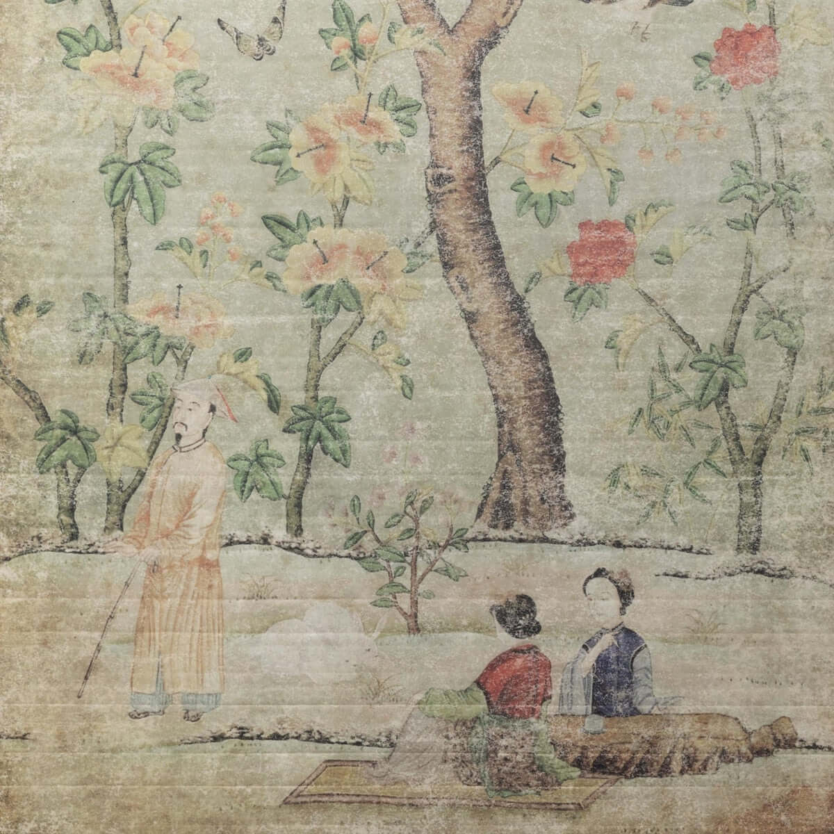 Chinoiserie Silk Screen Wall Set