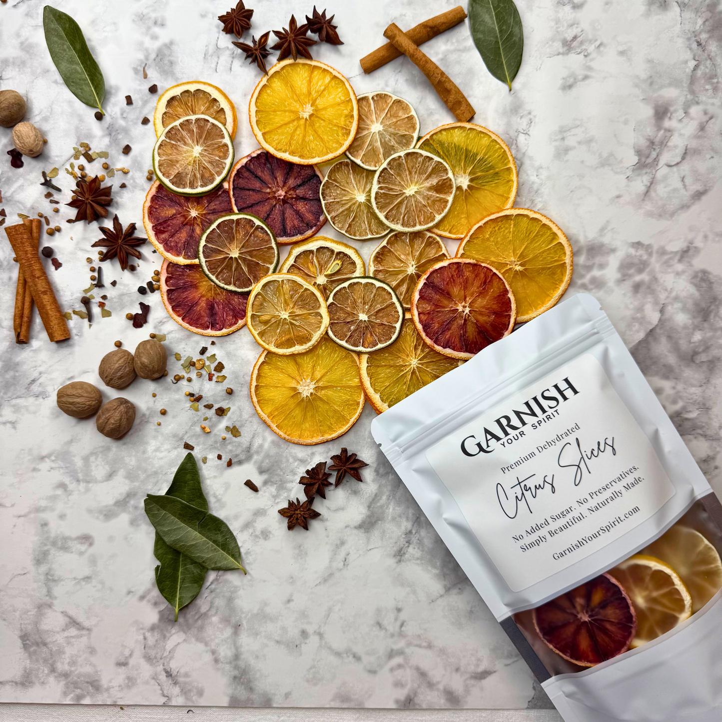 Dehydrated Citrus Mix | Dried Lemon, Lime, Orange & Blood Orange