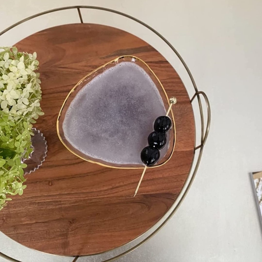 Harlowe Clear Hammered Cocktail Glasses