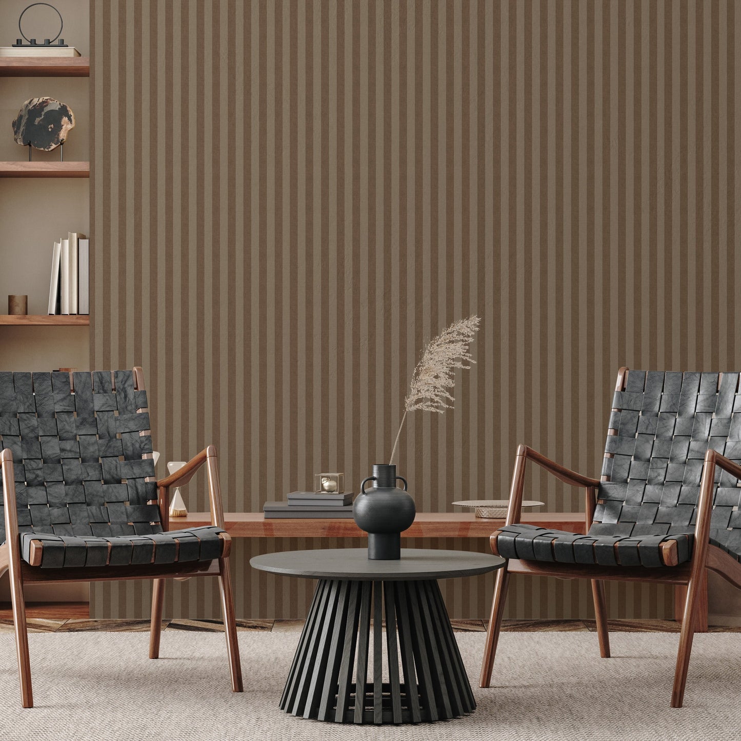 Ashbury Stripe Wallpaper by Safari Natalia x Taddy Mikelaites