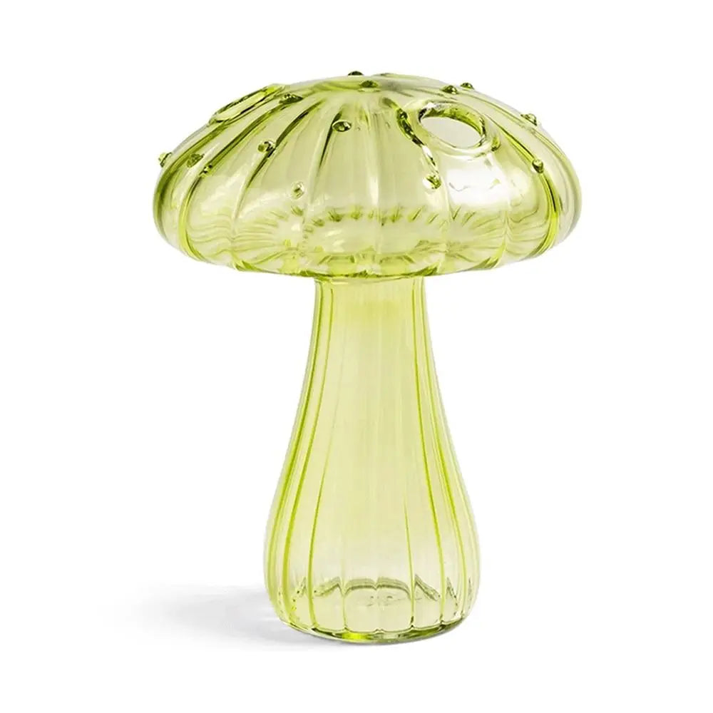 Glass Mushroom Aromatherapy Vase by DecorBites™