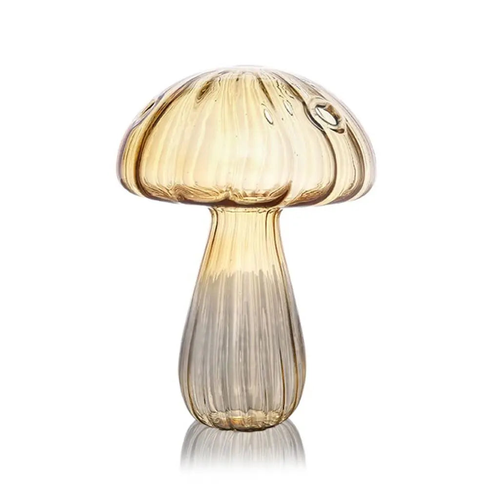 Glass Mushroom Aromatherapy Vase by DecorBites™