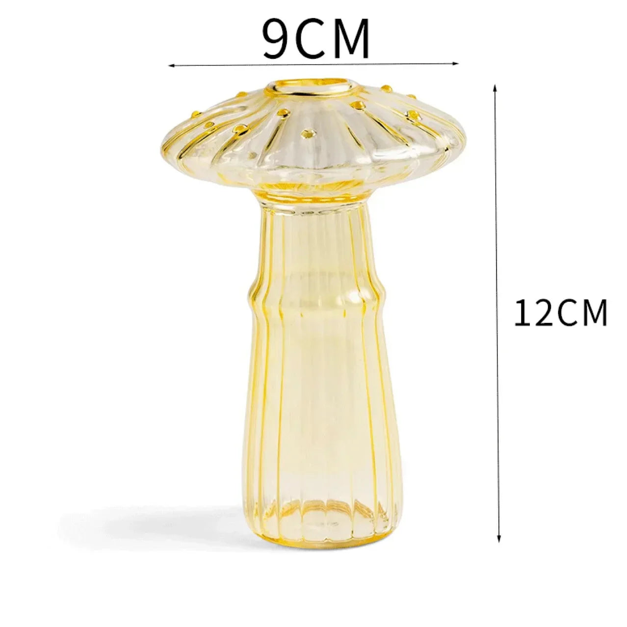 Glass Mushroom Aromatherapy Vase by DecorBites™