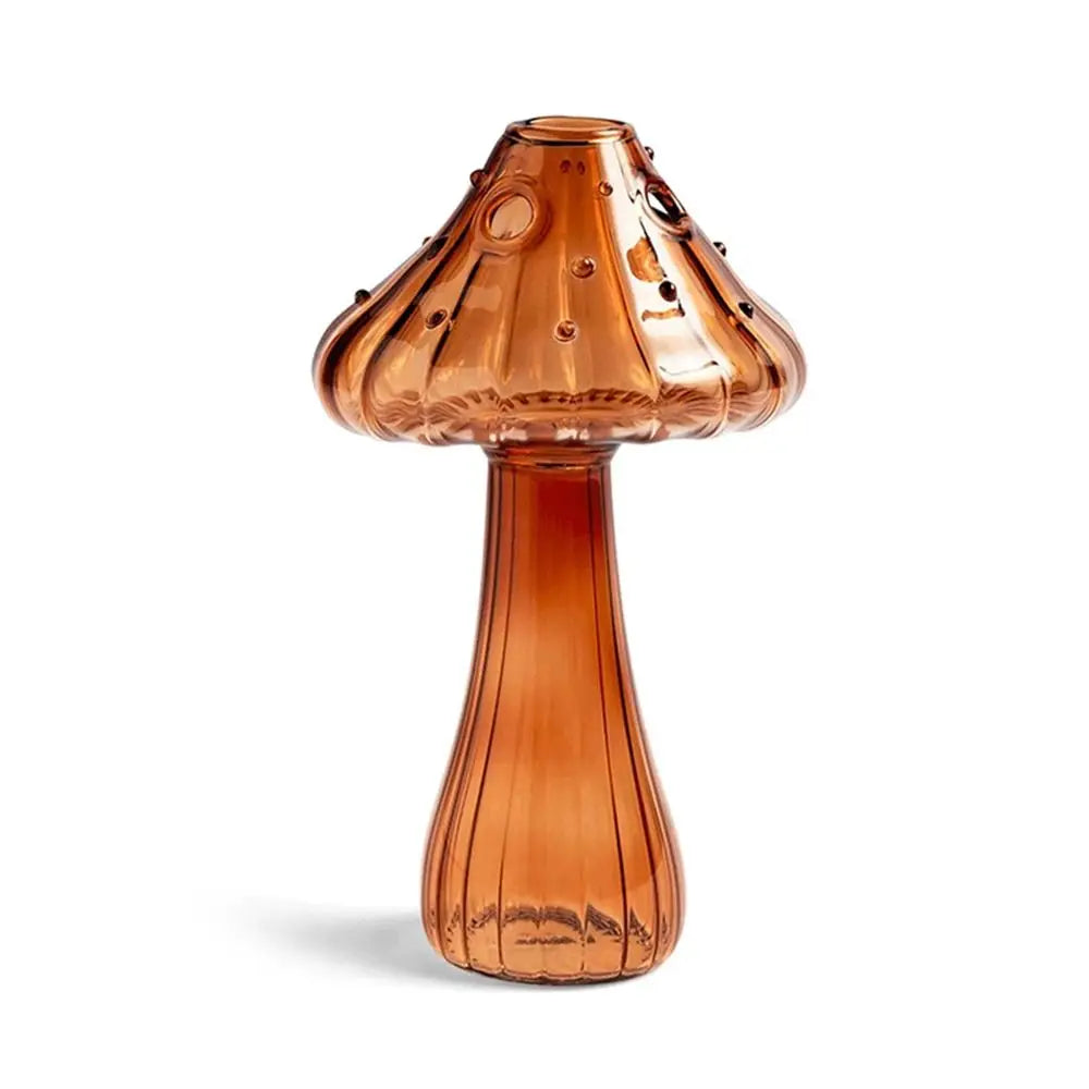 Glass Mushroom Aromatherapy Vase by DecorBites™