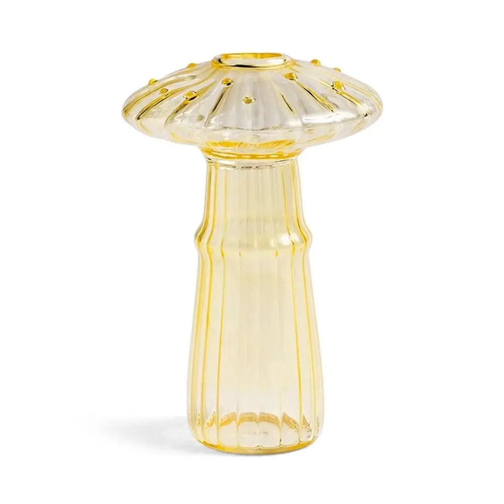 Glass Mushroom Aromatherapy Vase by DecorBites™