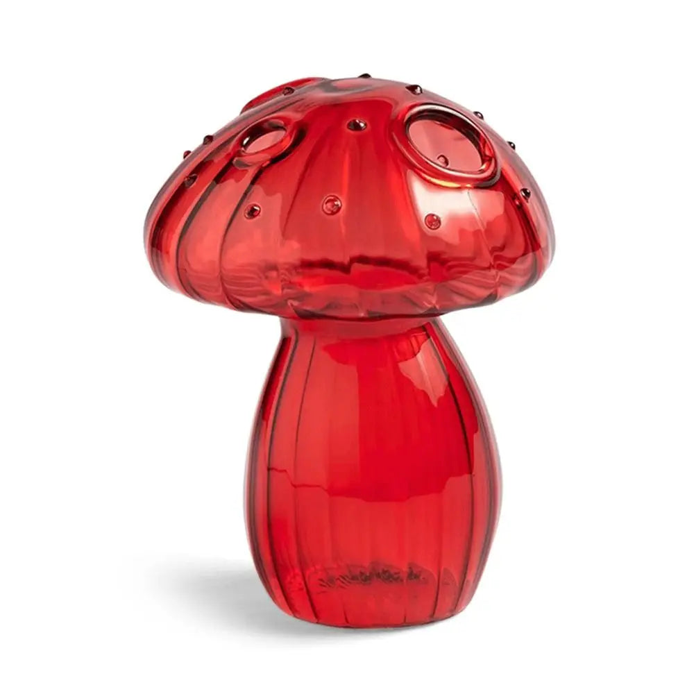 Glass Mushroom Aromatherapy Vase by DecorBites™