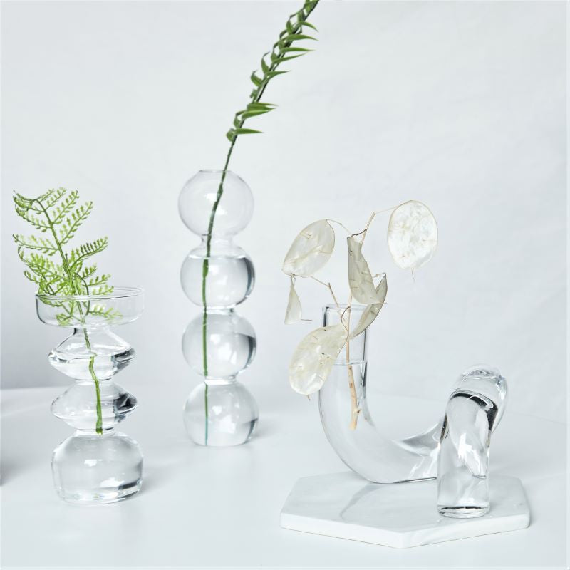 Modern Nordic Glass Vases by DecorBites™