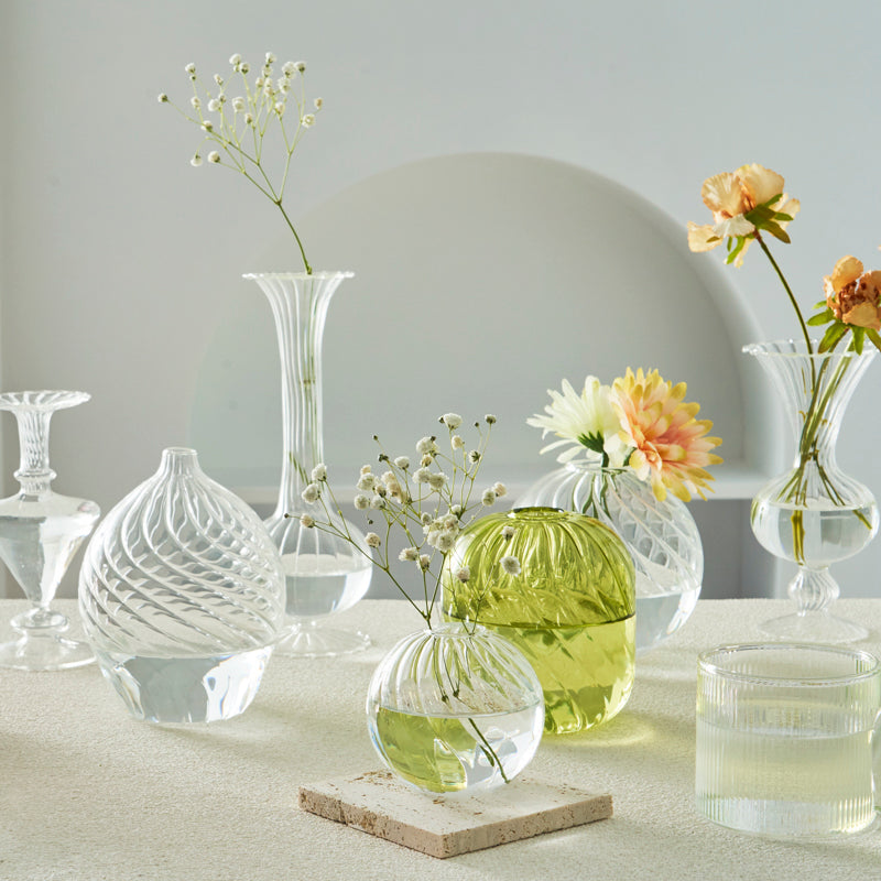 Modern Nordic Glass Vases by DecorBites™