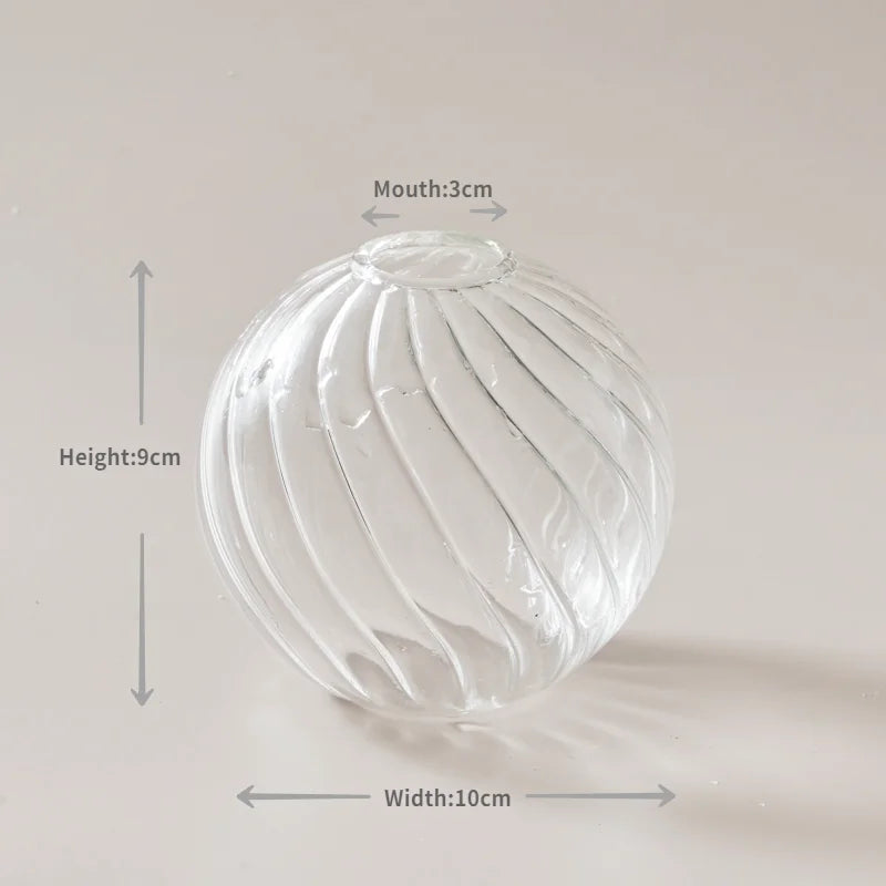 Modern Nordic Glass Vases by DecorBites™