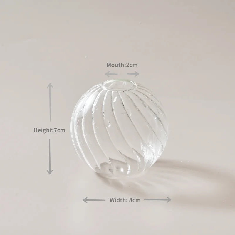 Modern Nordic Glass Vases by DecorBites™