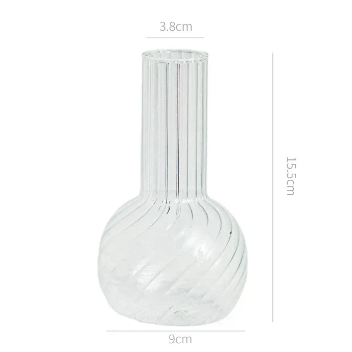 Modern Nordic Glass Vases by DecorBites™