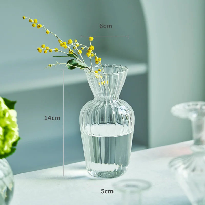 Modern Nordic Glass Vases by DecorBites™