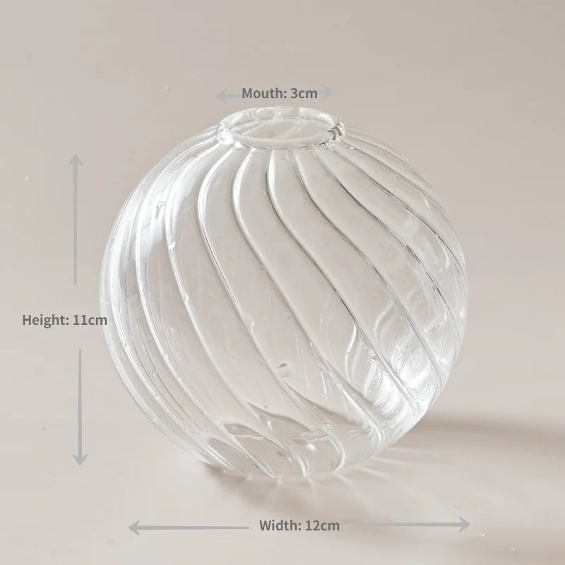 Modern Nordic Glass Vases by DecorBites™
