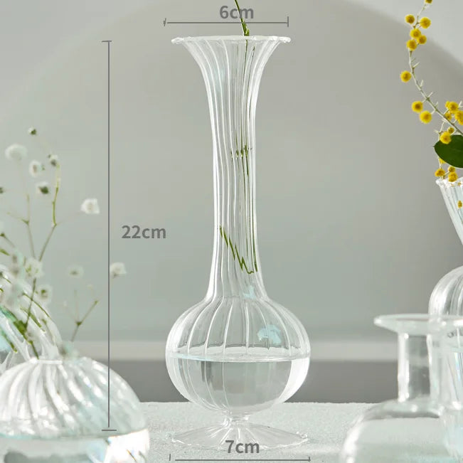 Modern Nordic Glass Vases by DecorBites™