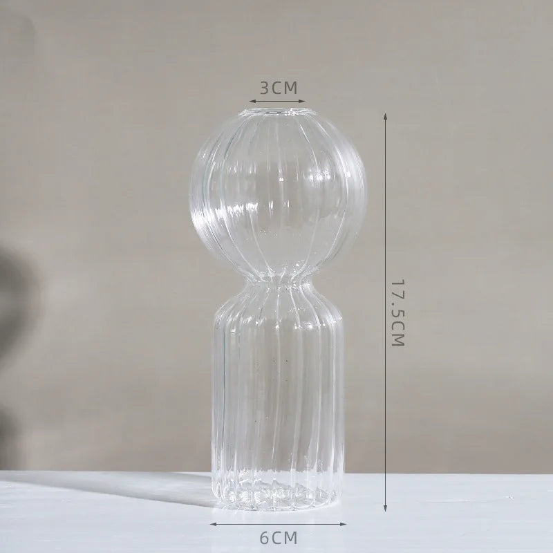 Modern Nordic Glass Vases by DecorBites™
