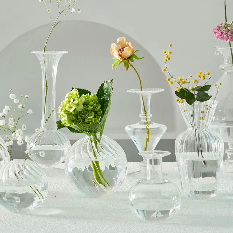 Modern Nordic Glass Vases by DecorBites™