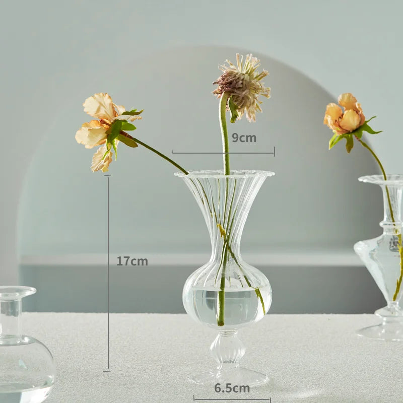 Modern Nordic Glass Vases by DecorBites™