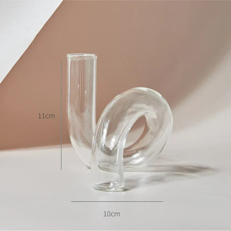 Modern Nordic Glass Vases by DecorBites™
