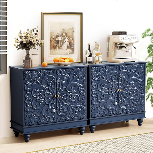 Midnight Blue Luxury Accent Sideboard