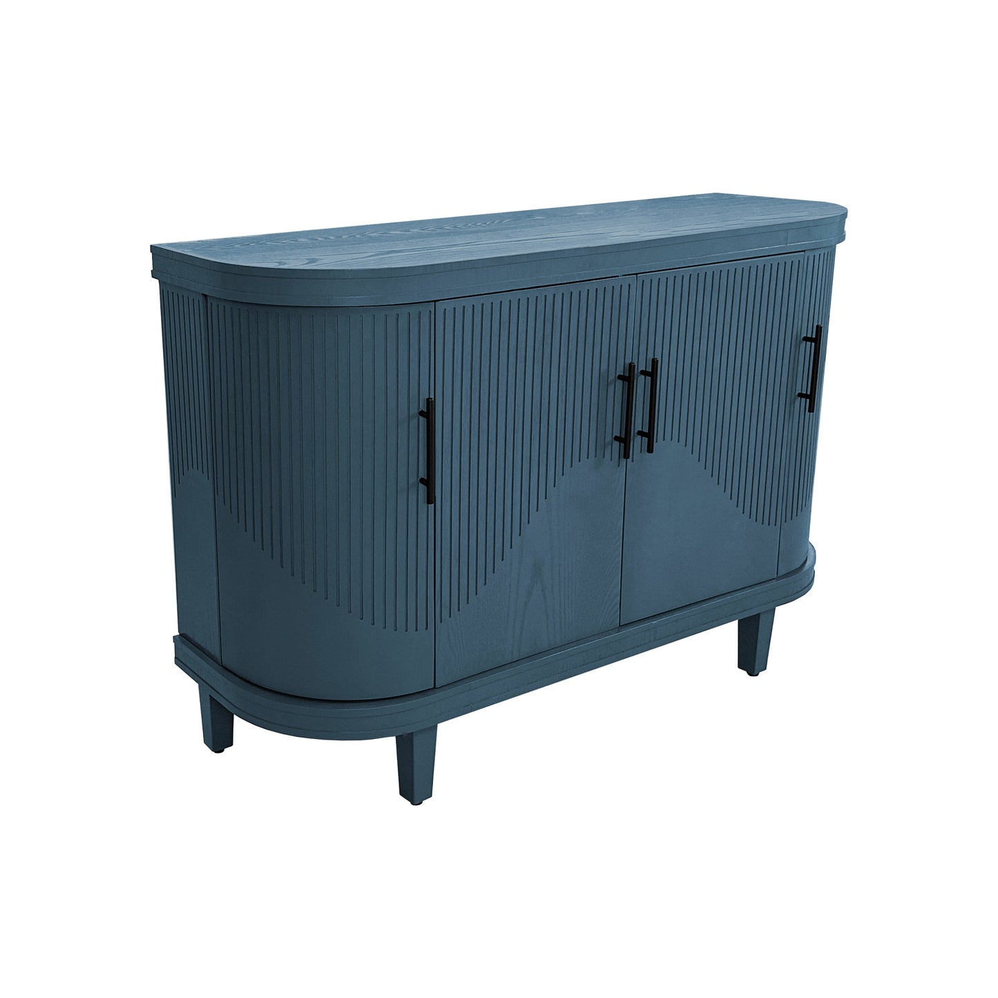 Bleu Modern Curved Sideboard