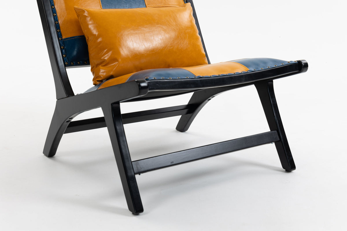 Scandinavian Modern Boho Accent Chair