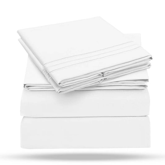 Le Luxe Home - Hotel Collection 4 Pc 1800 Series Ultra Soft Sheet Set