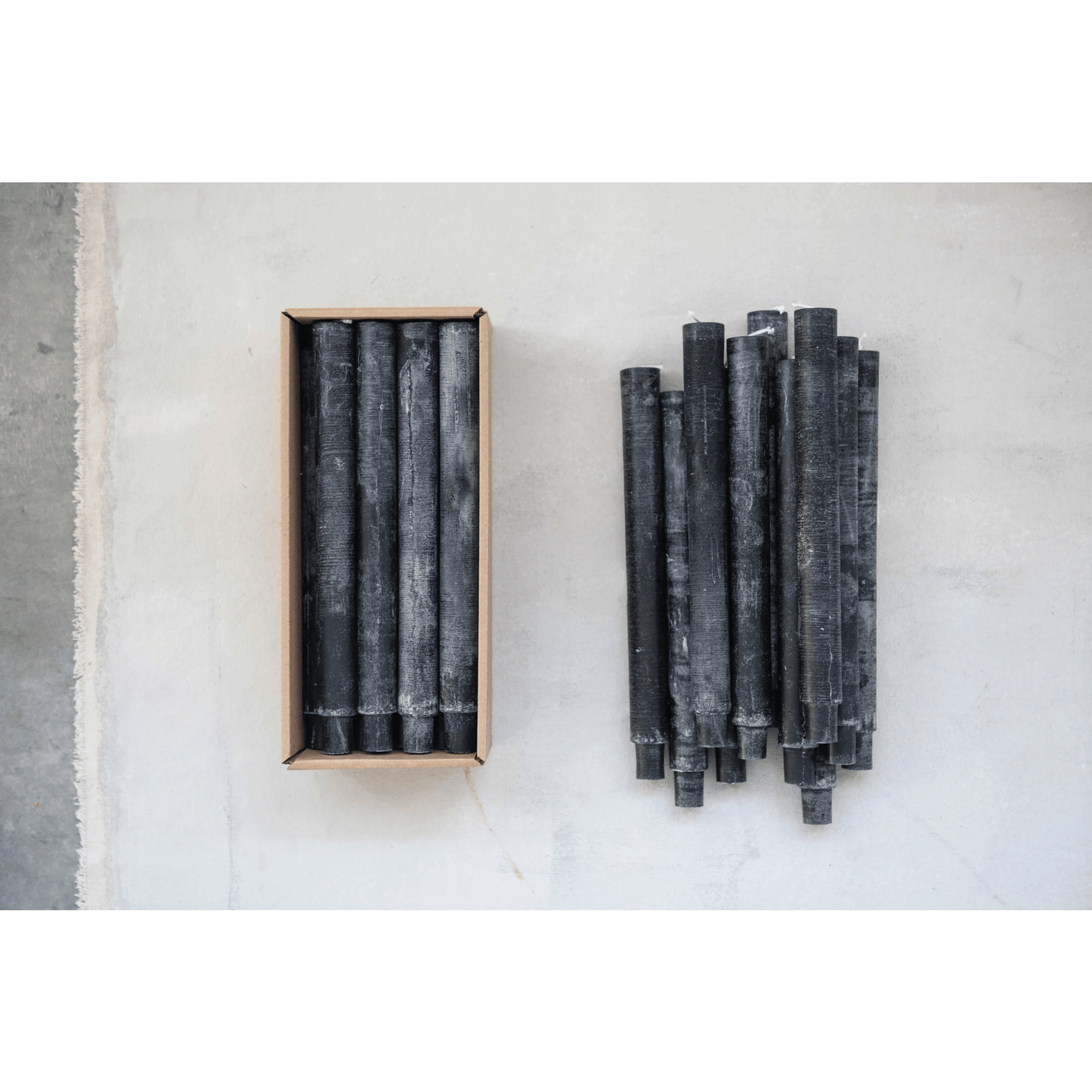 Tressa Unscented Tapered Candles, Set of 2