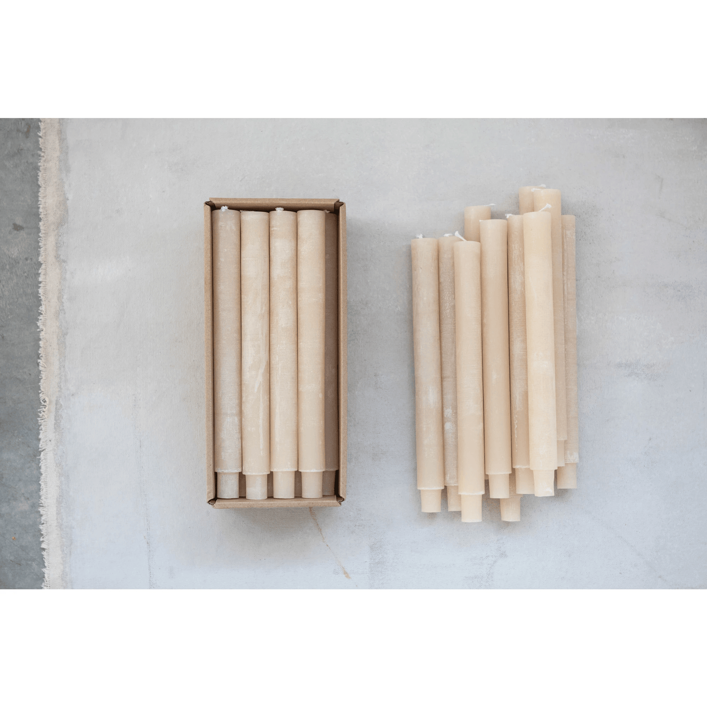 Tressa Unscented Tapered Candles, Set of 2