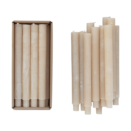 Tressa Unscented Tapered Candles, Set of 2