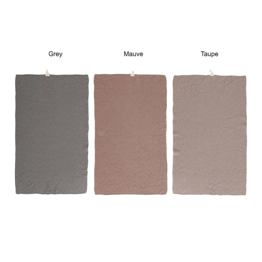 Tia Cotton Knit Tea Towel