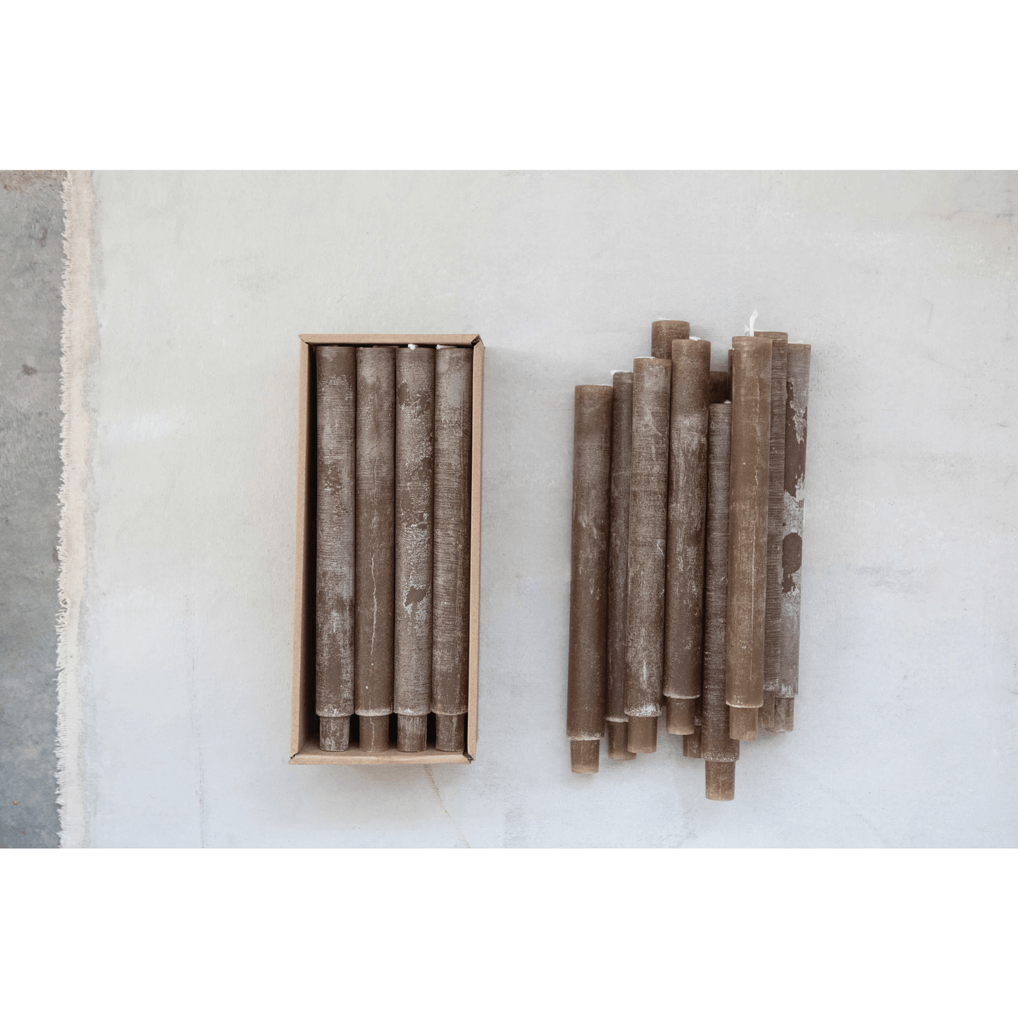 Tressa Unscented Tapered Candles, Set of 2