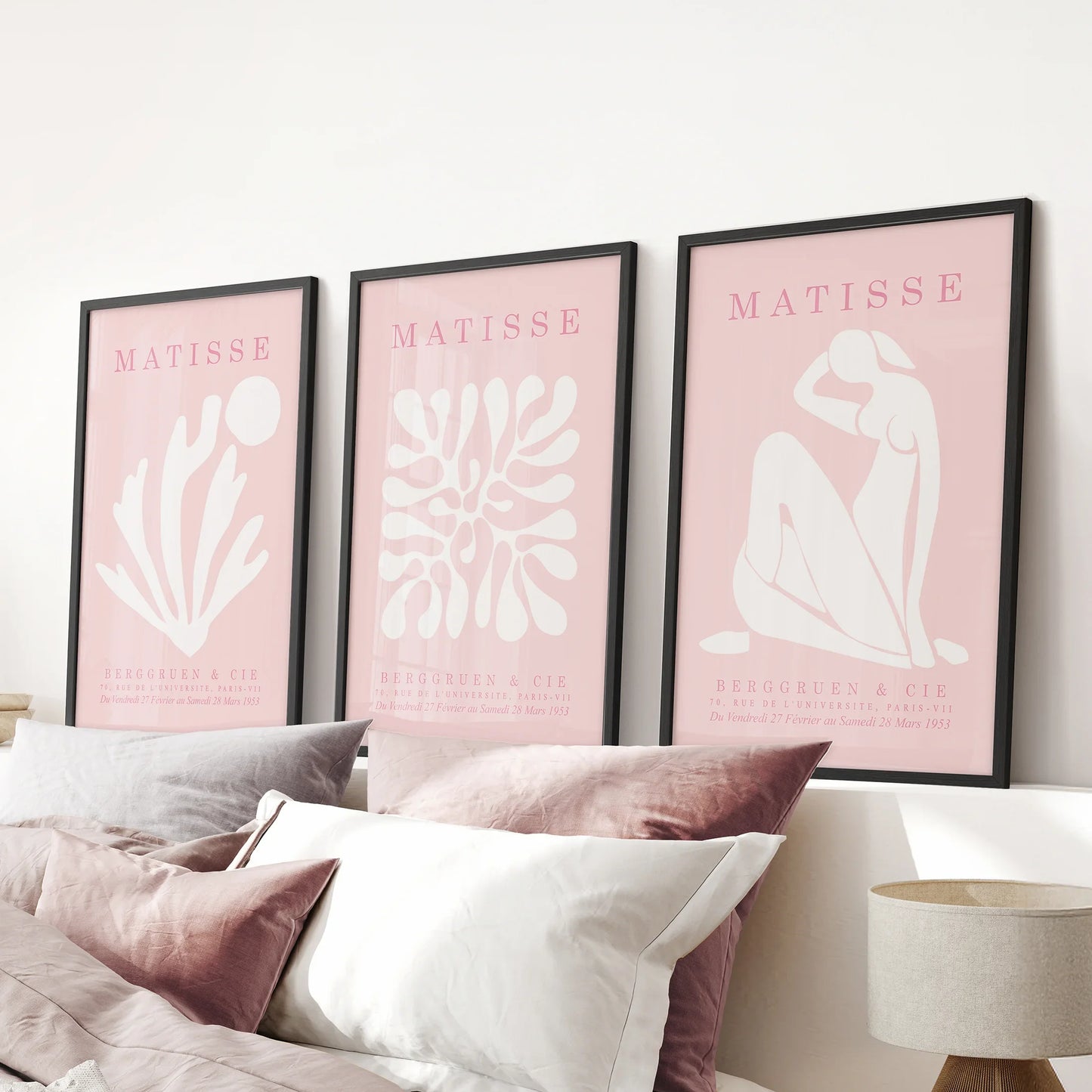 Pink Matisse Cutouts Wall Art