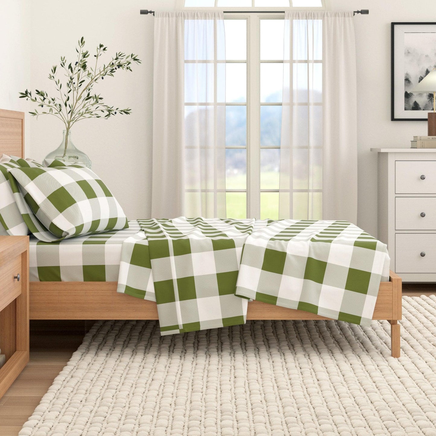 Belle Collection Turkish Cotton Flannel Sheet