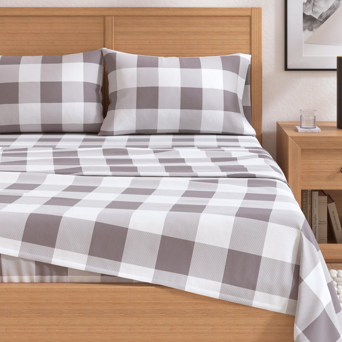 Belle Collection Turkish Cotton Flannel Sheet