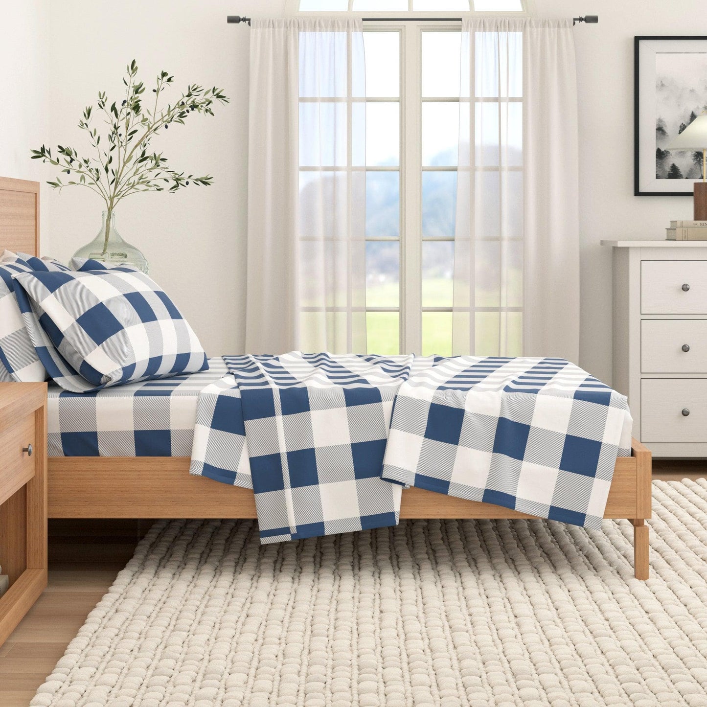Belle Collection Turkish Cotton Flannel Sheet
