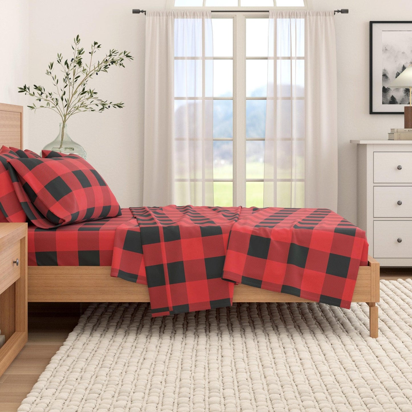 Belle Collection Turkish Cotton Flannel Sheet